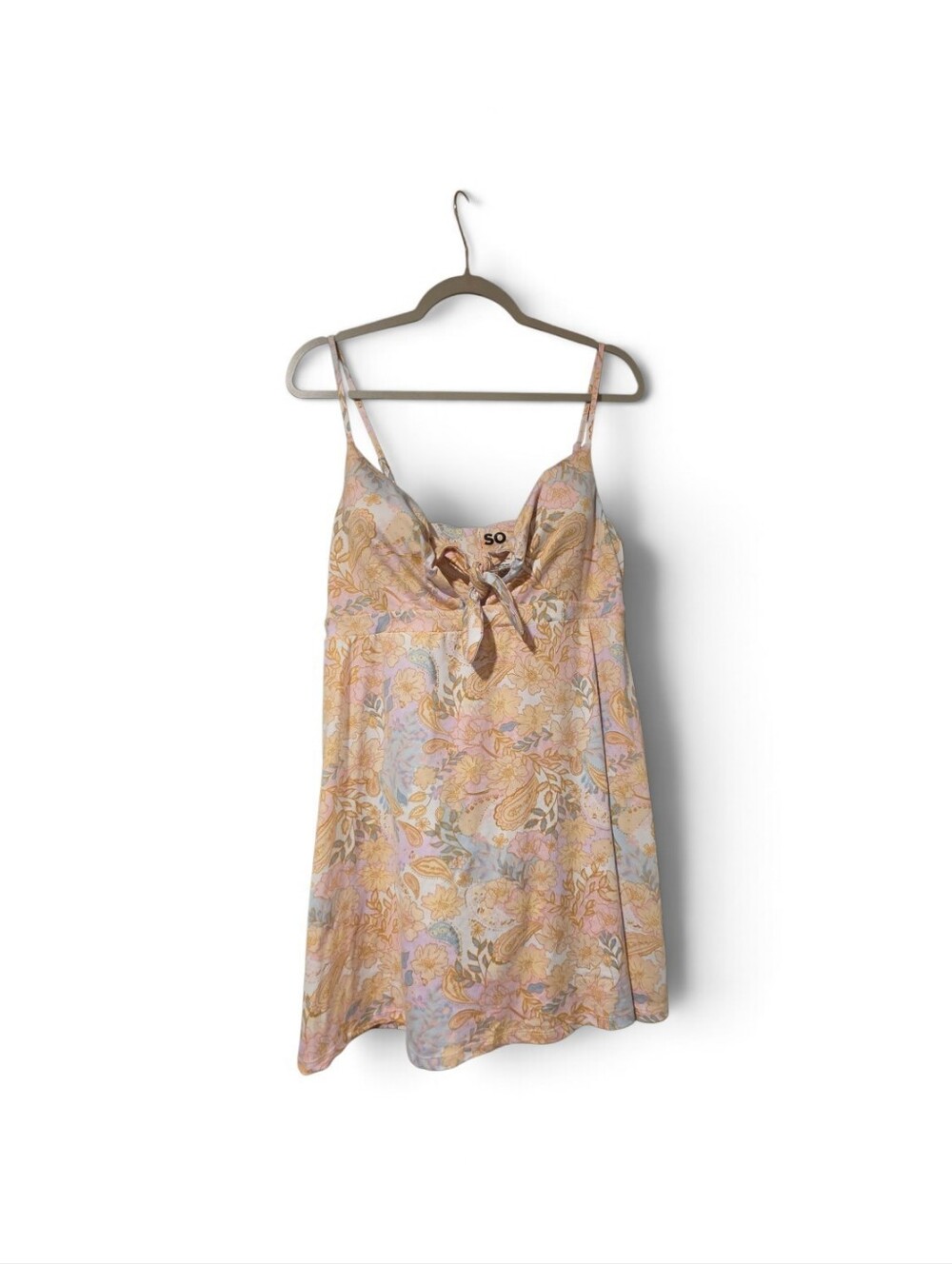 SO Tie Front Dress
